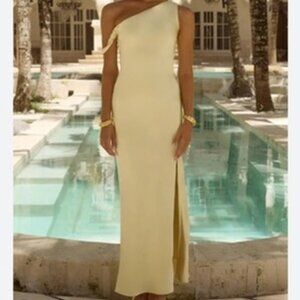 Runaway The Label GIA MAXI DRESS - LEMON